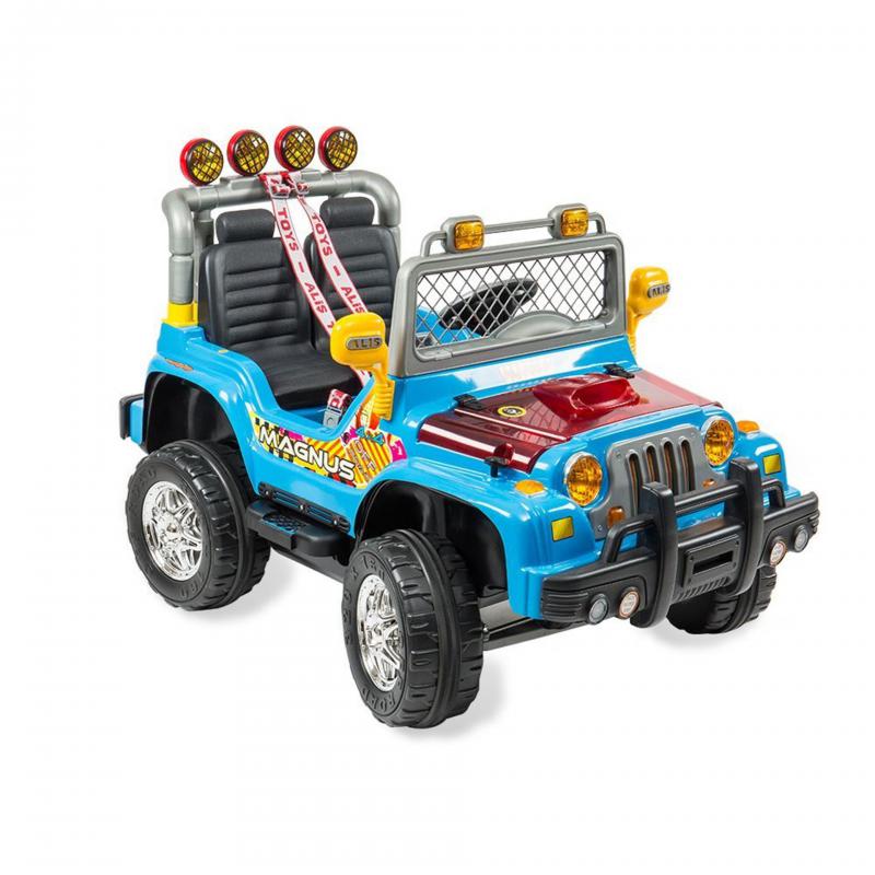 4 X 4 Mega Jeep 12 Volt Turbo 2 Kişilik 504 akülü araba