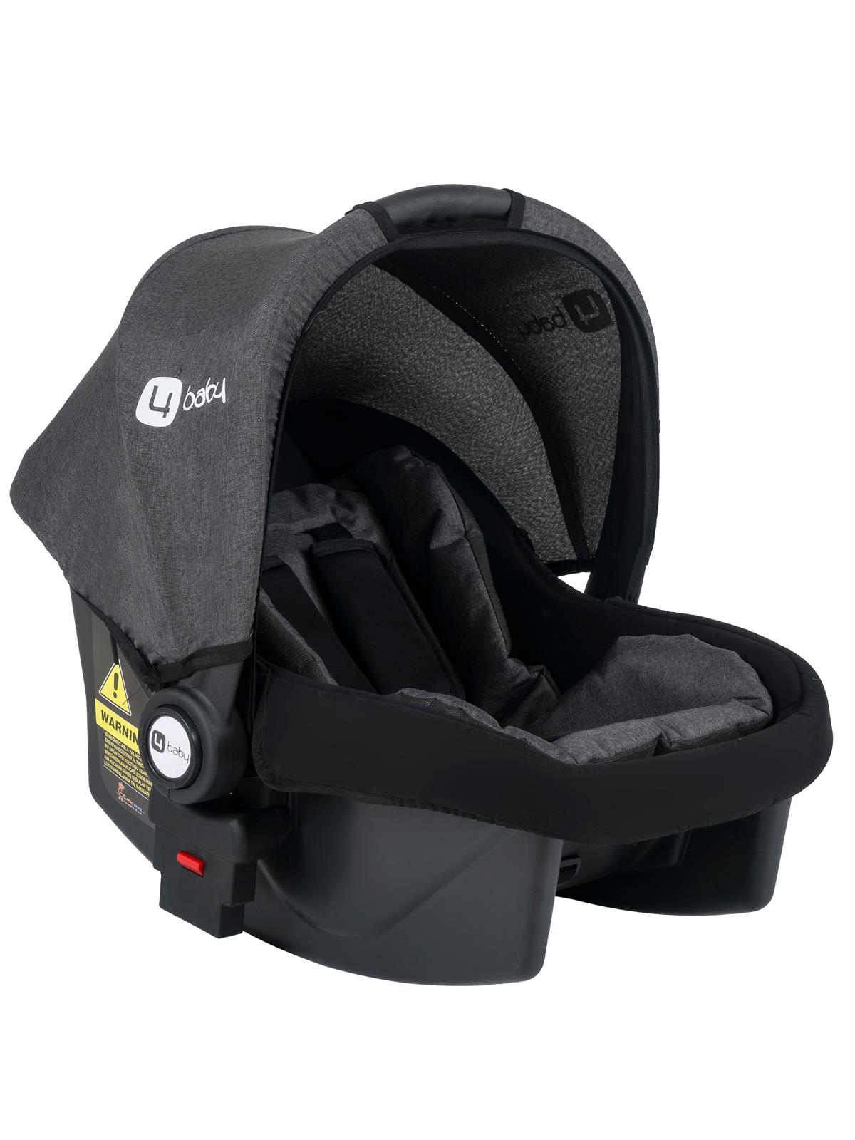 4 Baby comfort  Siyah Travel Sistem Bebek Arabası Antrasit