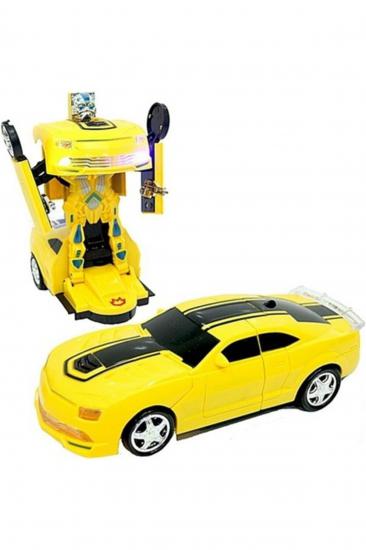 vebura Robota Dönüşebilen Pilli Oyuncak Araba Taksi, robota dönüşen araba, robot araba pilli araba, oyuncak, robot taksi